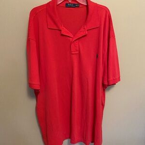 Ralph Lauren Men's Vibrant Red Polo Shirt